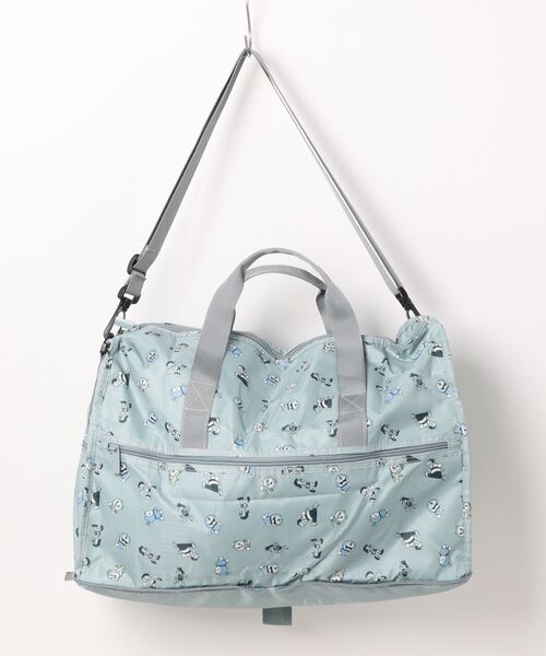 ねこたま柄♡空色 旅行用バッグ ボストンバッグ チョコミントカラー SAC'S BARJean（サックスバージーン） ボストンバッグ 「DORAEMON