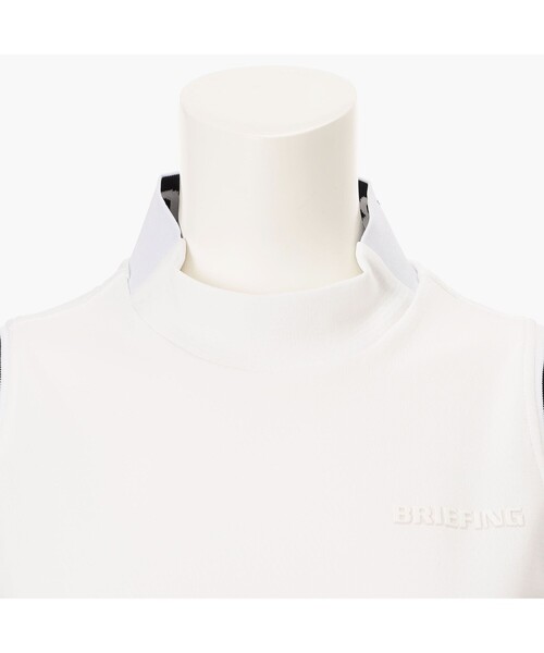 ブリーフィングレディースハイネックホワイトサイズS BRIEFING tシャツ 「BRIEFING GOLF／ブリーフィングゴルフ