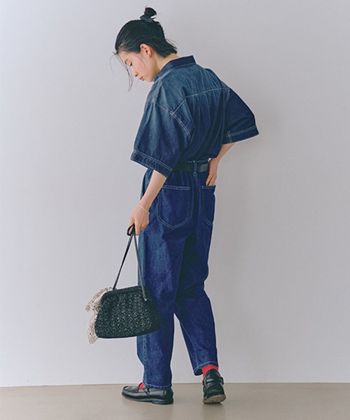 スタディオクリップ　【接触冷感】ひんやりタックテーパードデニム 楽天市場】【SALE／30%OFF】【接触冷感】ひんやりタック
