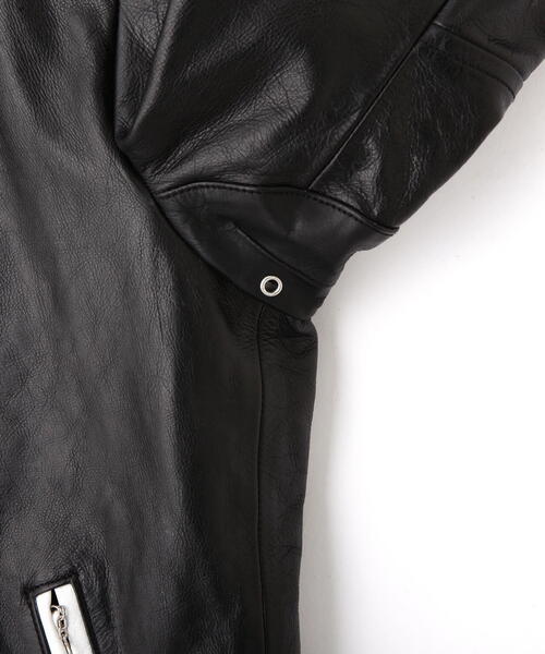 革ジャン ライダース Schott/ショット/NOCOLLAR RACING JACKET/ノーカラー レーシング ジャケット メンズ レディースの画像