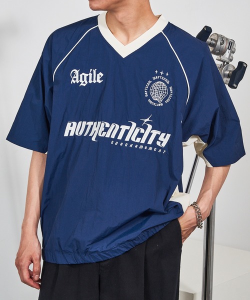 ユニフォーム ナイロン 半袖 メンズ tシャツ CONTACT ユニフォーム
