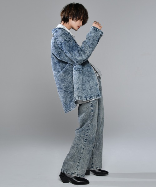 ADRER デニムジャケット　ブルゾン ADRER 「ADRER」 デニムジャケット MEDIUM ブルー メンズ