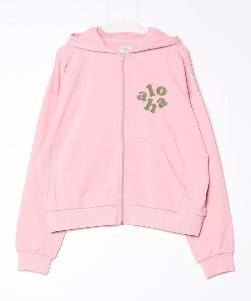 パーカー ALOHA PEOPLE/アロハピープル ZIP HOODIE ジップパーカー レディース
