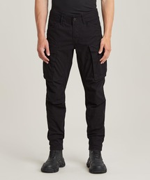 G-STAR RAW 3D 立体裁断レギュラーテーパードジョガーカーゴパンツ G-STAR RAW カーゴパンツ 3D Regular Tapered Cuffed Cargo Pants/立体