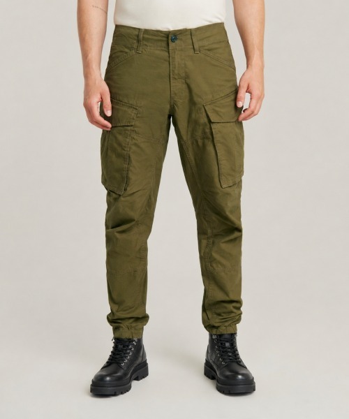 G-STAR RAW カーゴパンツ 3D Regular Tapered Cuffed Cargo Pants/立体