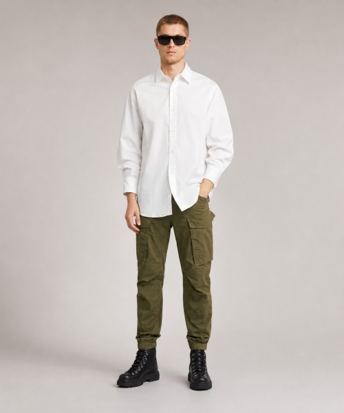 G-STAR RAW カーゴパンツ 3D Regular Tapered Cuffed Cargo Pants/立体