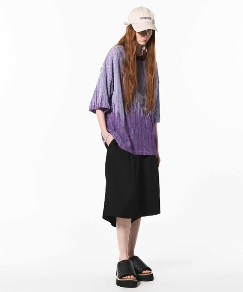 MAISON SPECIAL 半袖ニット 黒 MAISON SPECIAL 「MAISON SPECIAL」 半袖ニット 1 ブラック