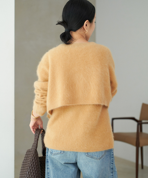 plage Light Fur Midi カーディガン Plage Light Fur Midi カーディガン