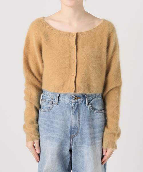 plage カーディガン Light Fur Short レディース : ZOZOTOWN