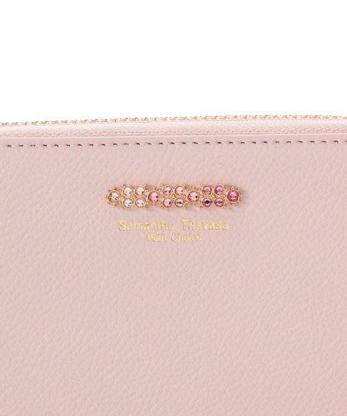 Samantha Thavasa Petit Choice 財布 フラワーモチーフバンド 長
