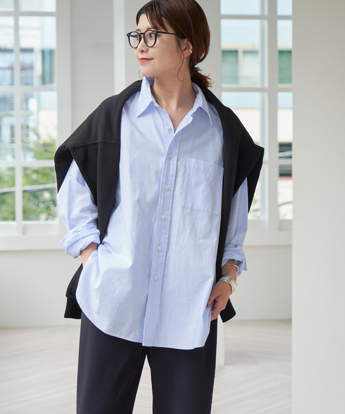 「Spick & Span」 長袖シャツ FREE スカイブルー レディース