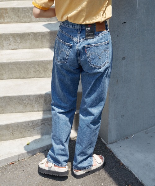 Levi's 「Levi's」 ダメージ加工デニムパンツ 25 サックスブルー