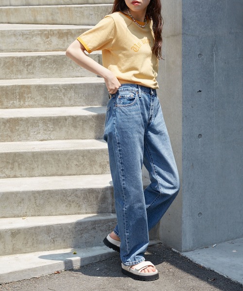 Levi's 「Levi's」 ダメージ加工デニムパンツ 25 サックスブルー