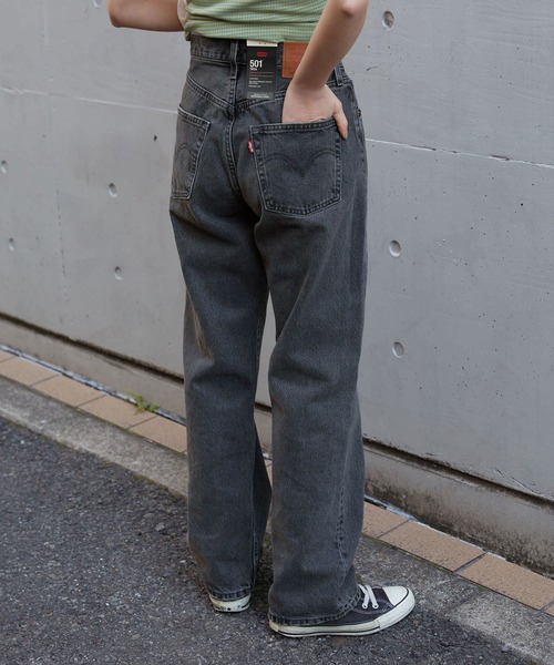 Levi's 「Levi's」 ダメージ加工デニムパンツ 25 サックスブルー