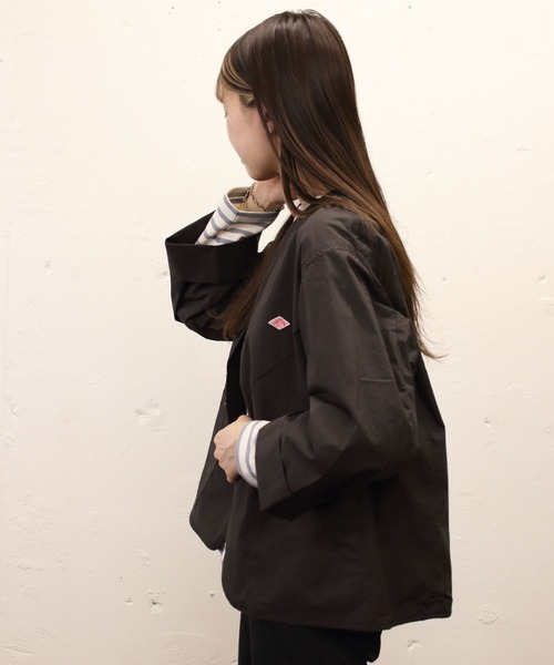 【DANTON】 ノーカラー ジャケット 38 楽天市場】2025春夏新作 ダントン DANTON ノーカラージャケット