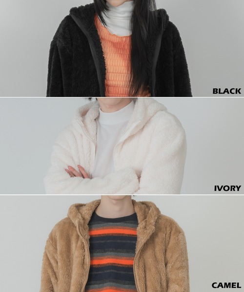 「FOLLOWIN」 ジップアップブルゾン FREE ブラック レディース_画像2