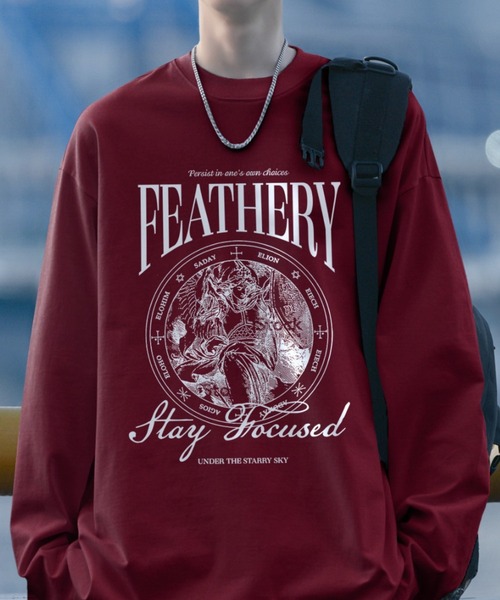 link lot tシャツ 「25年秋冬新作」フロントビッグロゴロンT メンズ