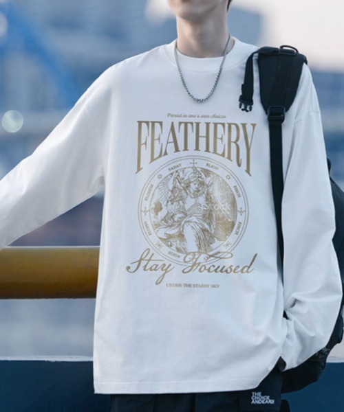 link lot tシャツ 「25年秋冬新作」フロントビッグロゴロンT メンズ