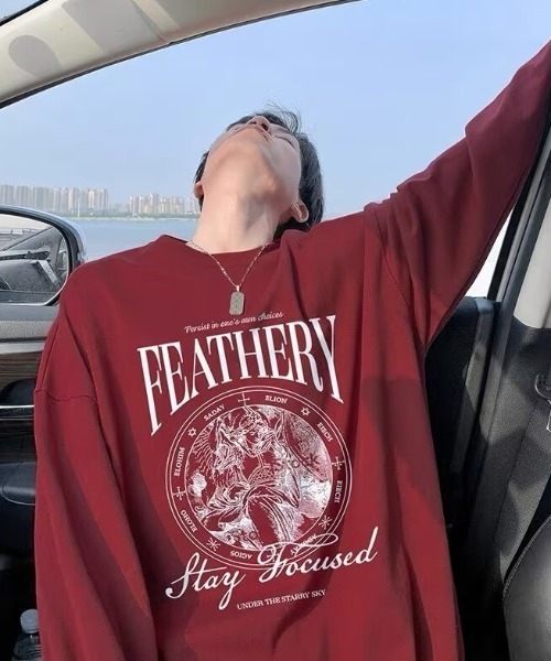 link lot tシャツ 「25年秋冬新作」フロントビッグロゴロンT メンズ