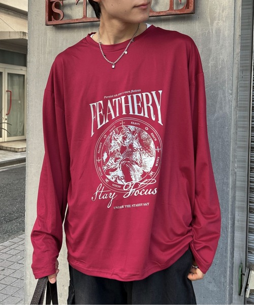 link lot tシャツ 「25年秋冬新作」フロントビッグロゴロンT メンズ