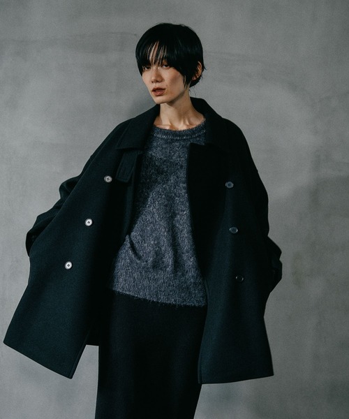 LEPSIM（レプシィム） コート アウター ウーリーダブルミドルコート