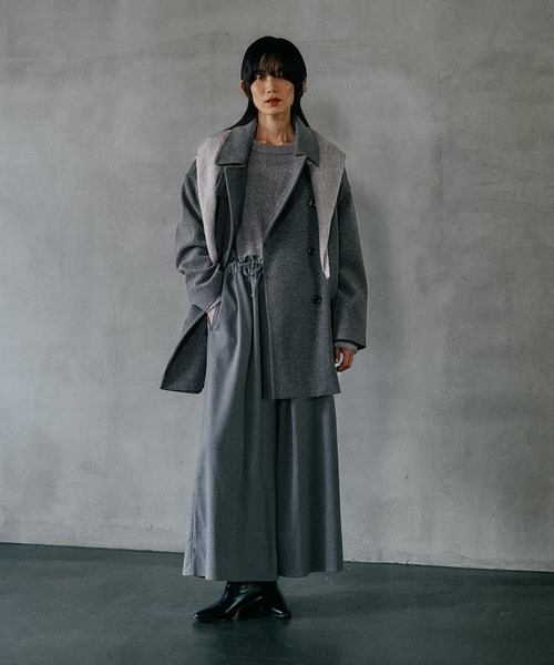 LEPSIM（レプシィム） コート アウター ウーリーダブルミドルコート