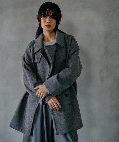 LEPSIM（レプシィム） コート アウター ウーリーダブルミドルコート