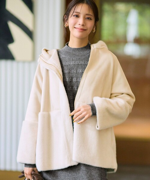 ANY SIS（エニィスィス） ムートンコート ボアコート Luxuryフェイク