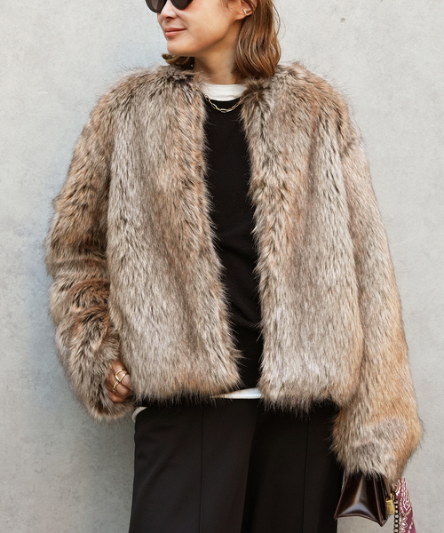 Deuxieme Classe（ドゥーズィエムクラス） コート アウター *Jane Fur