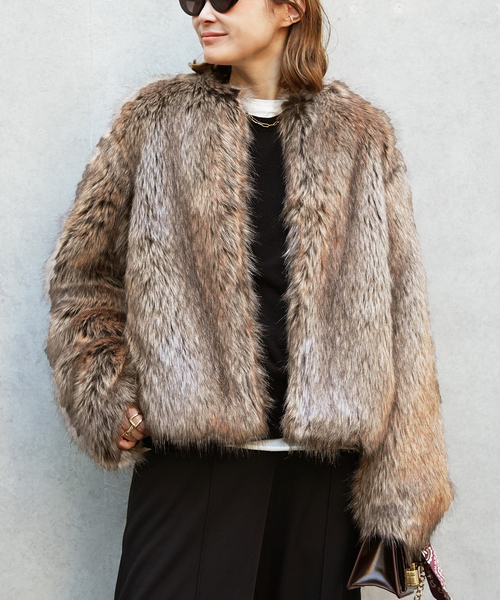 Deuxieme Classe（ドゥーズィエムクラス） コート アウター *Jane Fur
