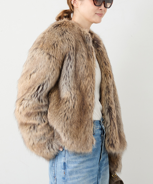 Deuxieme Classe（ドゥーズィエムクラス） コート アウター *Jane Fur