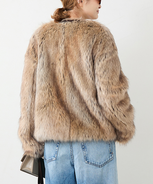 Deuxieme Classe（ドゥーズィエムクラス） コート アウター *Jane Fur