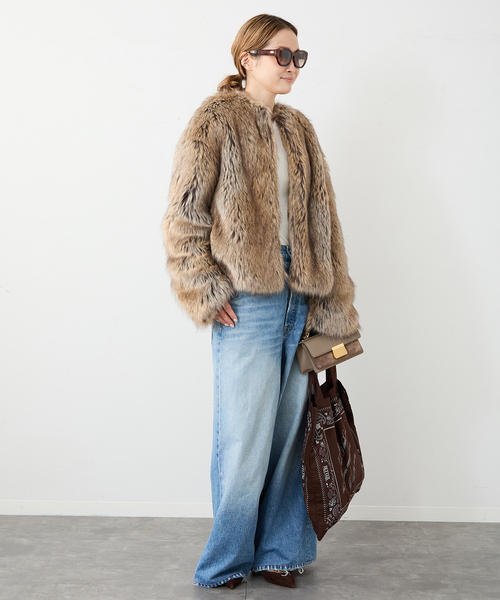 Deuxieme Classe（ドゥーズィエムクラス） コート アウター *Jane Fur