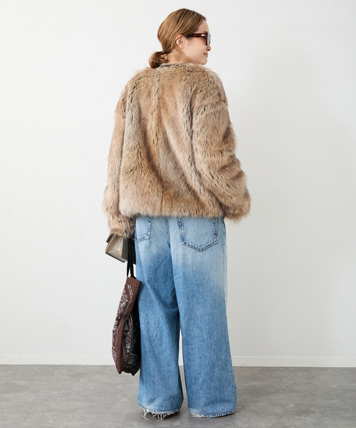 Deuxieme Classe（ドゥーズィエムクラス） コート アウター *Jane Fur