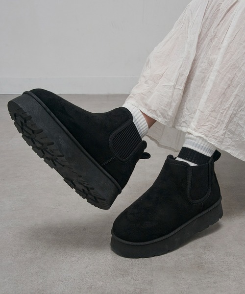 MEI（メイ） ブーツ 「MEI」SUEDE LIKE SIDE GORE BOOTS / スエード