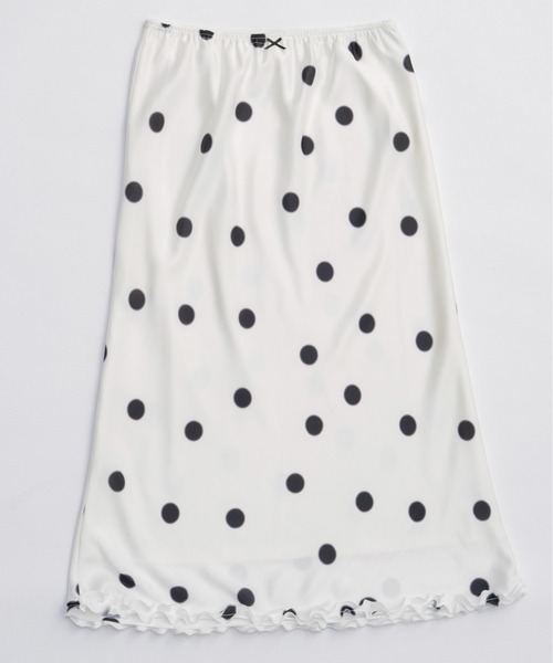 MAISON SPECIAL（メゾンスペシャル） スカート Dot Frill Midi-length