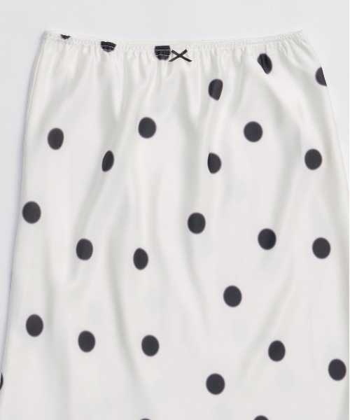 MAISON SPECIAL（メゾンスペシャル） スカート Dot Frill Midi-length