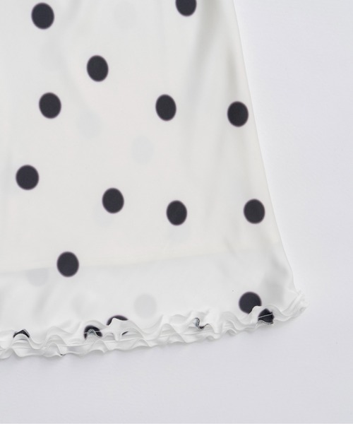 MAISON SPECIAL（メゾンスペシャル） スカート Dot Frill Midi-length