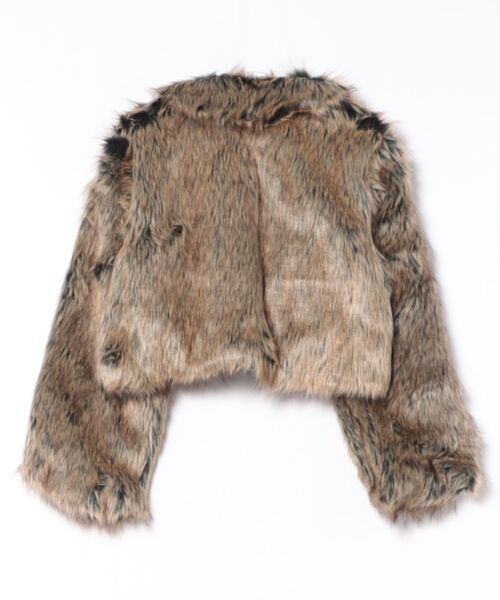 コート アウター FAKE FUR SHORT JACKET レディース_14
