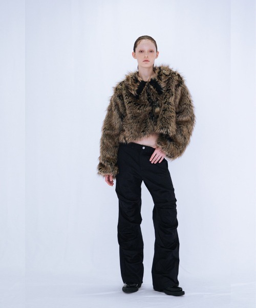 コート アウター FAKE FUR SHORT JACKET レディース_10