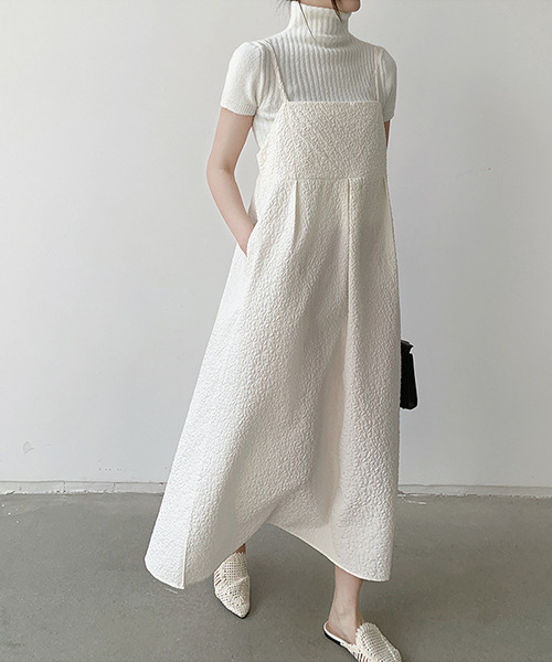 「c.u.l」 キャミソールワンピース M ベージュ レディース_画像7