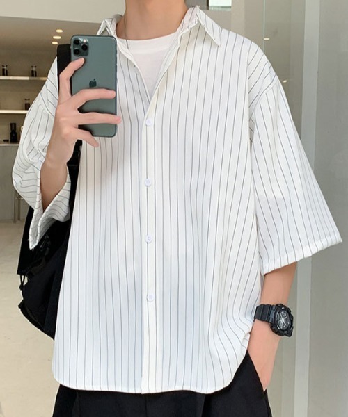 link lot 半袖シャツ L ホワイト メンズ : ZOZOTOWN Yahoo!店 - 通販