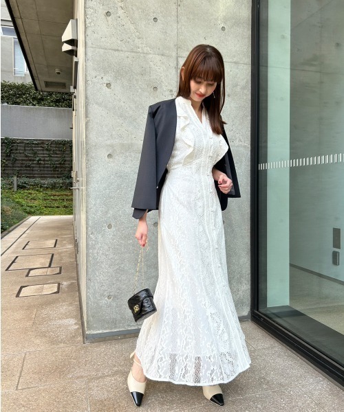 処分価格【試着のみ】オンライン限定サイズ XS snidel ワンピース SNIDEL（スナイデル） 7分袖ワンピース 0 ブルー レディース