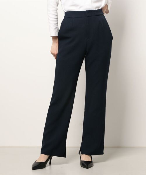 「IENA」 パンツ 36 ネイビー レディース_画像2