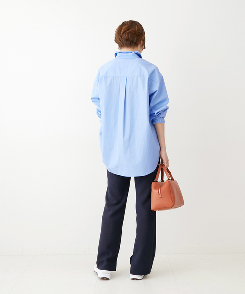 「IENA」 パンツ 36 ネイビー レディース_画像7