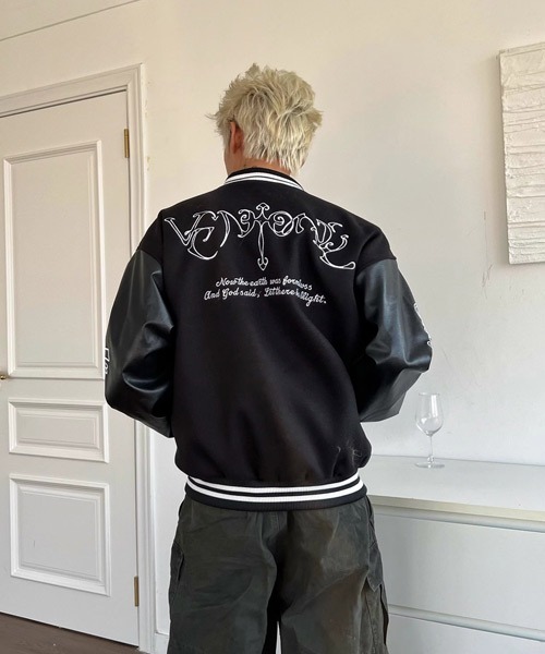 Ressaca（レサーカ） スタジャン オーバーサイズサガラ刺繍スタジャン