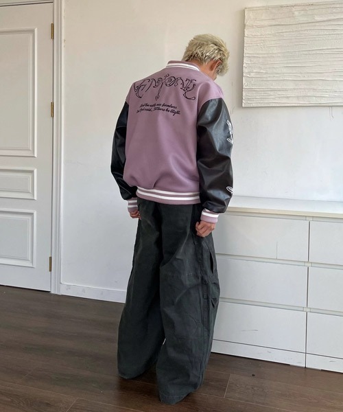 Ressaca（レサーカ） スタジャン オーバーサイズサガラ刺繍スタジャン