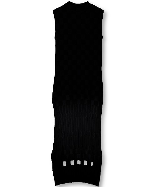 「emmi」 ノースリーブワンピース 0 ブラック レディース_画像7