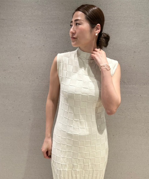 「emmi」 ノースリーブワンピース 0 ブラック レディース_画像10