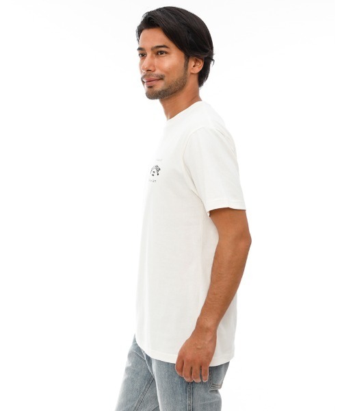 「BILLABONG」 半袖Tシャツ LARGE クリーム メンズ_画像4